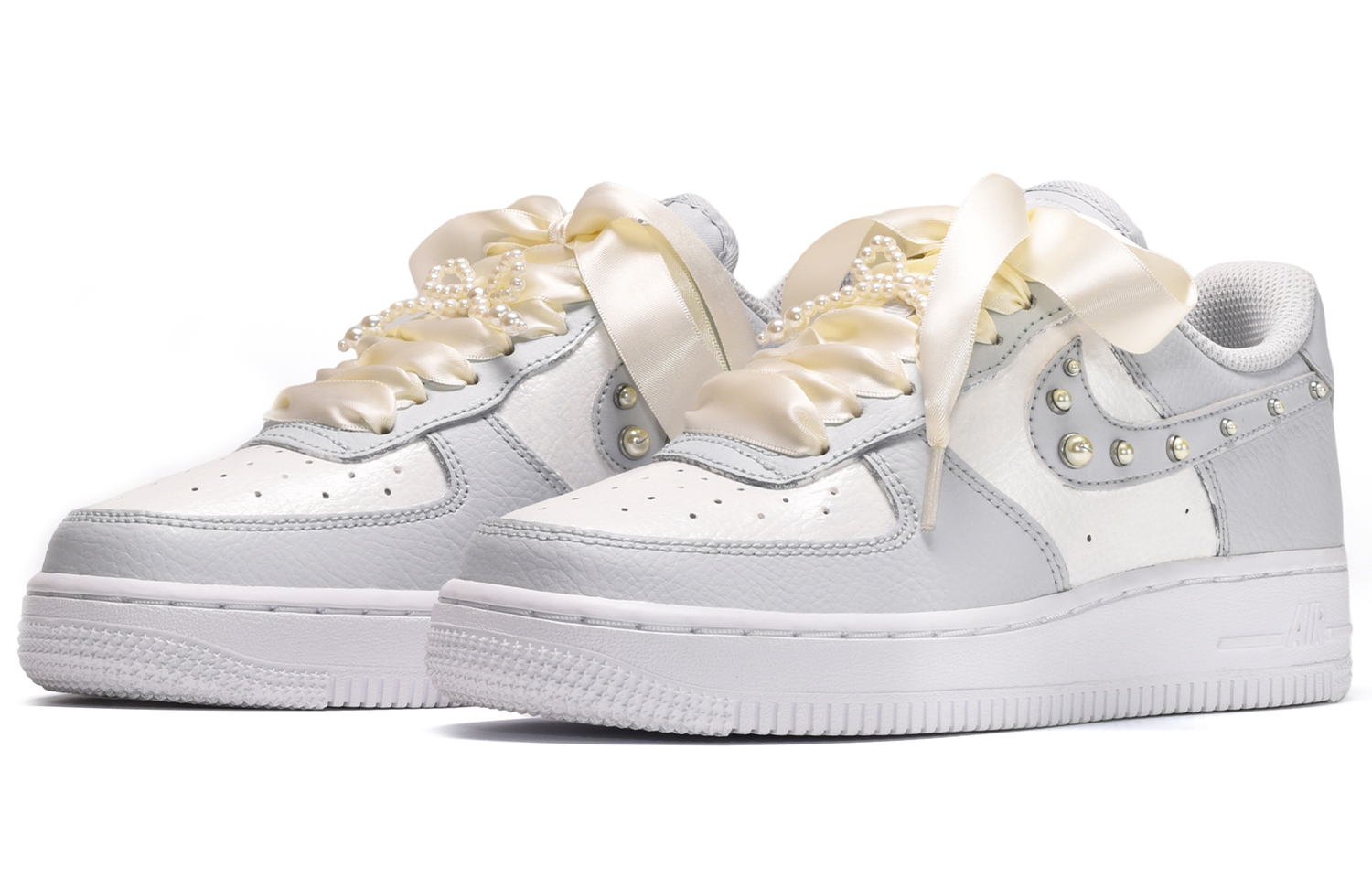 Lookbook (W) Zapatillas Nike Air Force 1 Low 'Dopamina Perla Girl' DV3810-001(TeamE-女款珍珠少女灰白BOX)