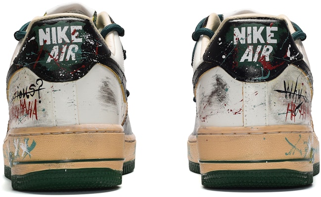 (W) ナイキ AF1 ロー カスタム「ドーパミンジョーカー」 DZ4764-133(TeamE-女款小丑黑白绿) Shop (W) ナイキ AF1 ロー カスタム「ドーパミンジョーカー」 DZ4764-133(TeamE-女款小丑黑白绿)