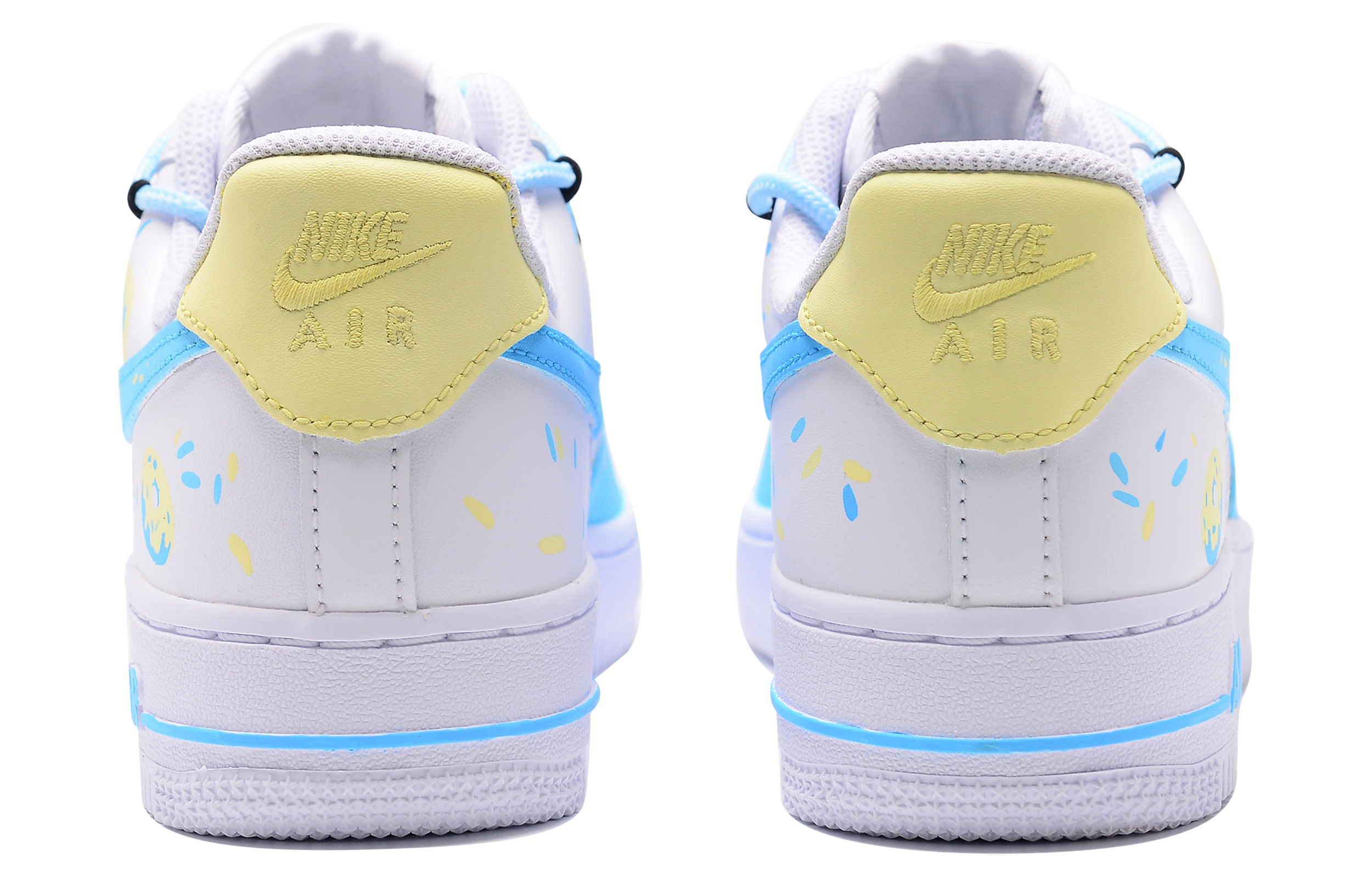 Purchase (W) [Kasut Custom] Nike Air Force 1 Low 'Dopamine Donut Biru' DD8959-100(Team242-甜甜圈)