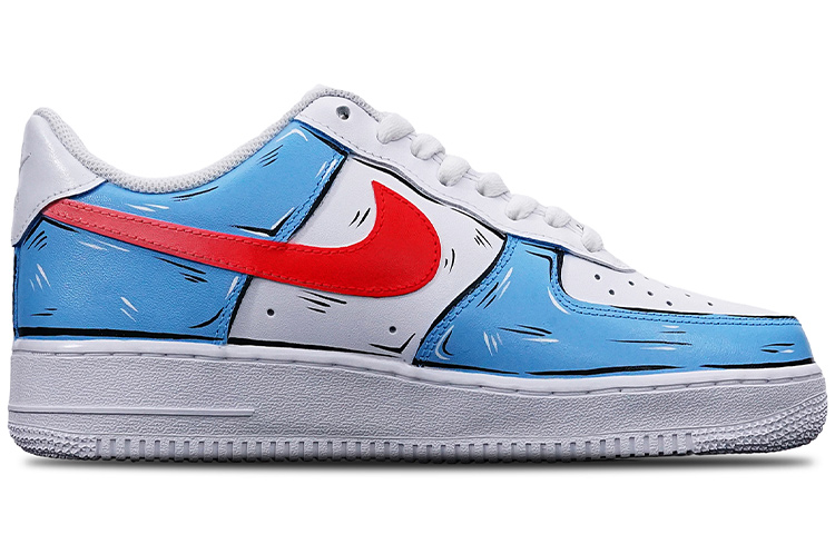 [Custom Shoes] (W) Nike Air Force 1 Low 'Doraemon' 圖 2