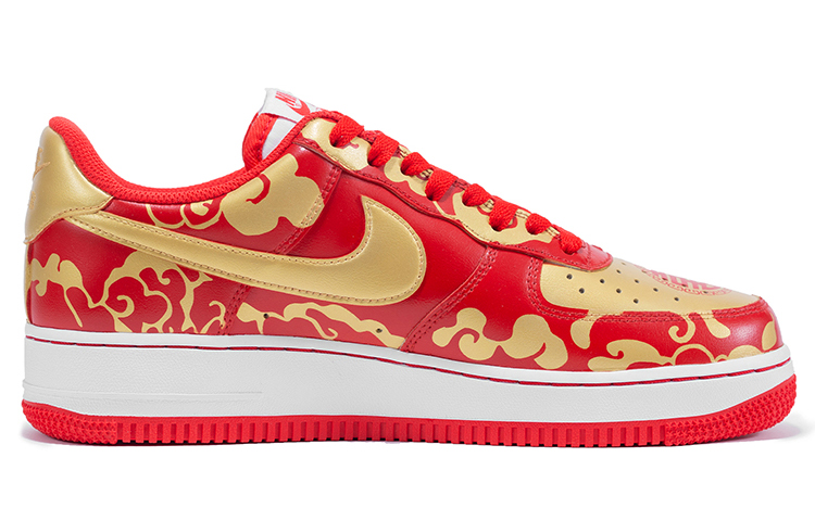 Lookbook 【訂製球鞋】Nike Air Force 1 Low 空軍一號 龍鳳呈祥 婚鞋 新婚禮物 低幫 板鞋 女款 紅金