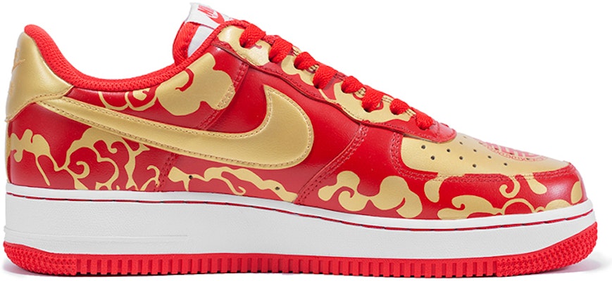 【訂製球鞋】Nike Air Force 1 Low 空軍一號 龍鳳呈祥 婚鞋 新婚禮物 低幫 板鞋 女款 紅金 Lookbook 【訂製球鞋】Nike Air Force 1 Low 空軍一號 龍鳳呈祥 婚鞋 新婚禮物 低幫 板鞋 女款 紅金