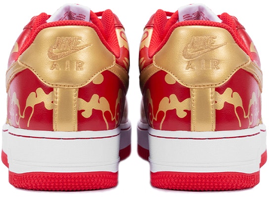 【訂製球鞋】Nike Air Force 1 Low 空軍一號 龍鳳呈祥 婚鞋 新婚禮物 低幫 板鞋 女款 紅金 Details for 【訂製球鞋】Nike Air Force 1 Low 空軍一號 龍鳳呈祥 婚鞋 新婚禮物 低幫 板鞋 女款 紅金