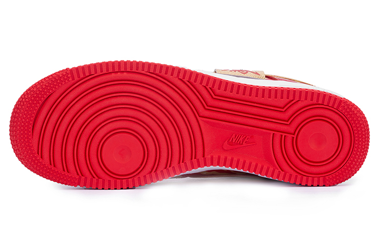 Sizing 【訂製球鞋】Nike Air Force 1 Low 空軍一號 龍鳳呈祥 婚鞋 新婚禮物 低幫 板鞋 女款 紅金