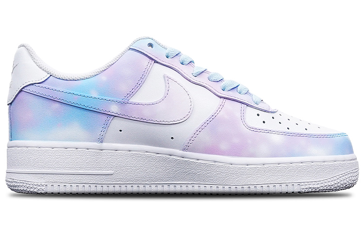 Order (W) [Kasut Custom] Nike Air Force 1 Low 'Langit Berbintang Day Dream 520 Valentine's' Edisi Terhad DD8959-100(TeamT-女款星空蓝粉S-BOX)