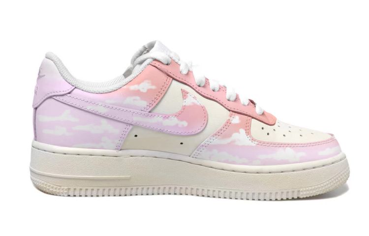 Order (W) ナイキ エアフォース 1 ロー『ドリーミー パープル グラデーション』（女性用） DD8959-100(Team拾玖-梦幻紫霞S-BOX）