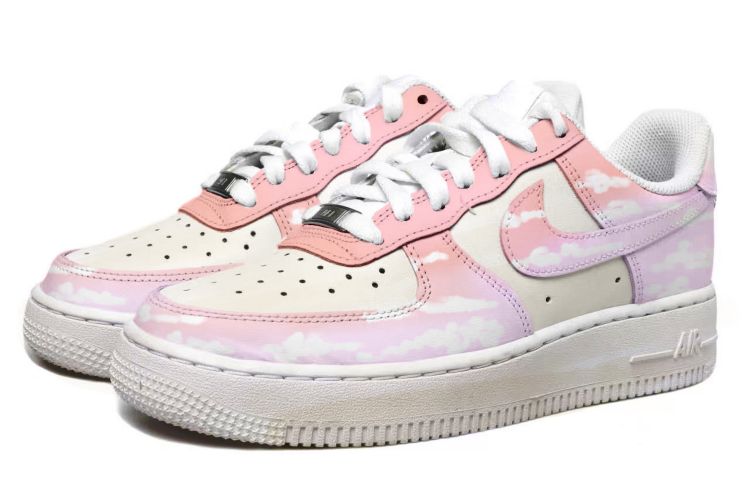 Lookbook (W) ナイキ エアフォース 1 ロー『ドリーミー パープル グラデーション』（女性用） DD8959-100(Team拾玖-梦幻紫霞S-BOX）