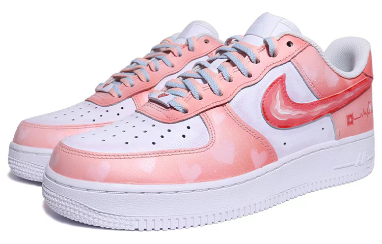 Lookbook (W) [Sepatu Kustom] Nike Air Force 1 Low 'Elektrokardiogram Bintang Masa Depan' 315115-112(Team伍-心电图520元素)