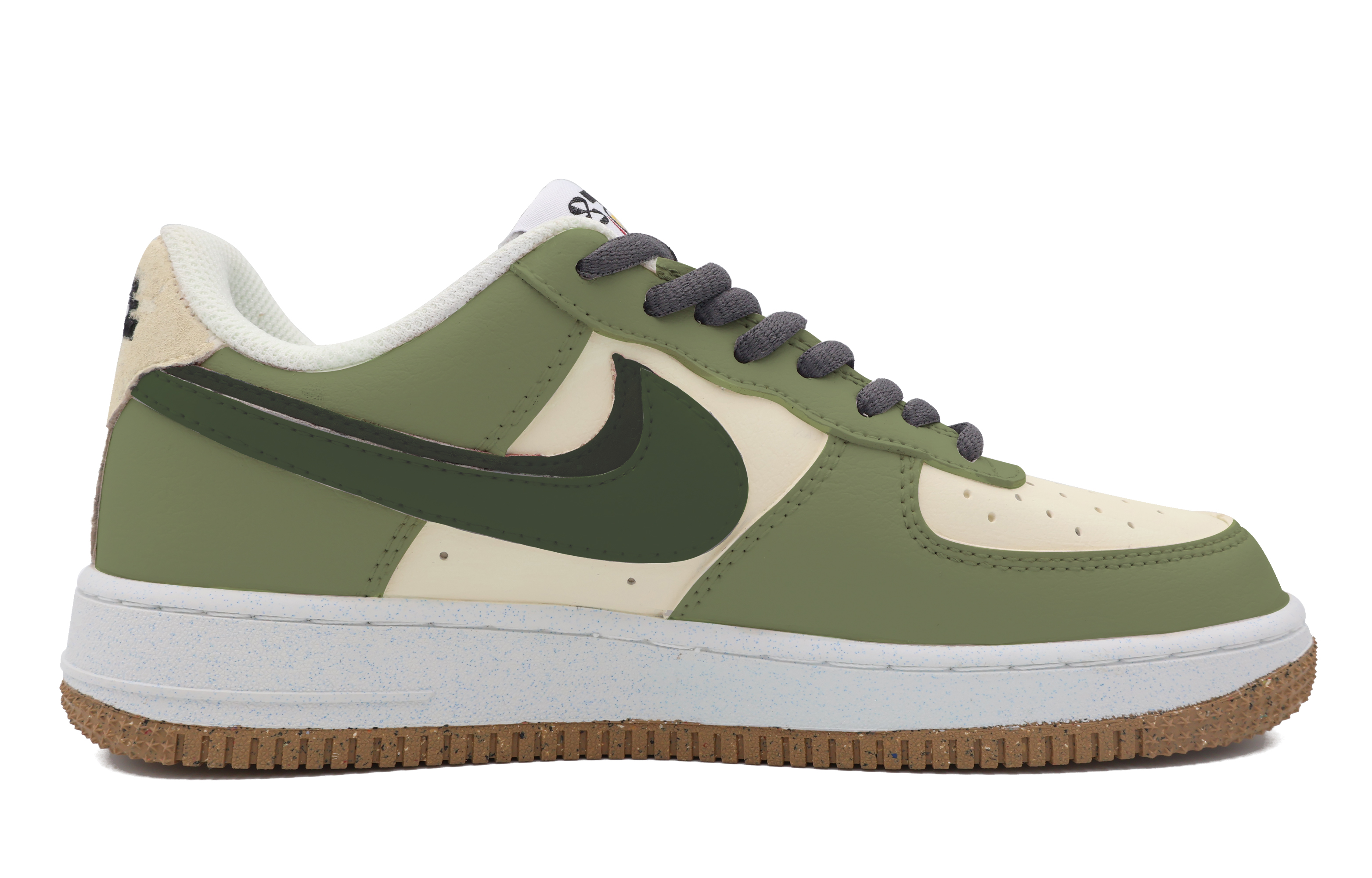 [Custom Shoes] (W) Nike Air Force 1 Low 'Emerald Green Double Swoosh' 圖 2