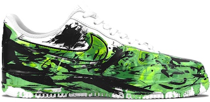 【定制球鞋】Nike Air Force 1 Low 07 空軍一號 綠野仙蹤 低幫 板鞋 女款 黑綠 Order 【定制球鞋】Nike Air Force 1 Low 07 空軍一號 綠野仙蹤 低幫 板鞋 女款 黑綠