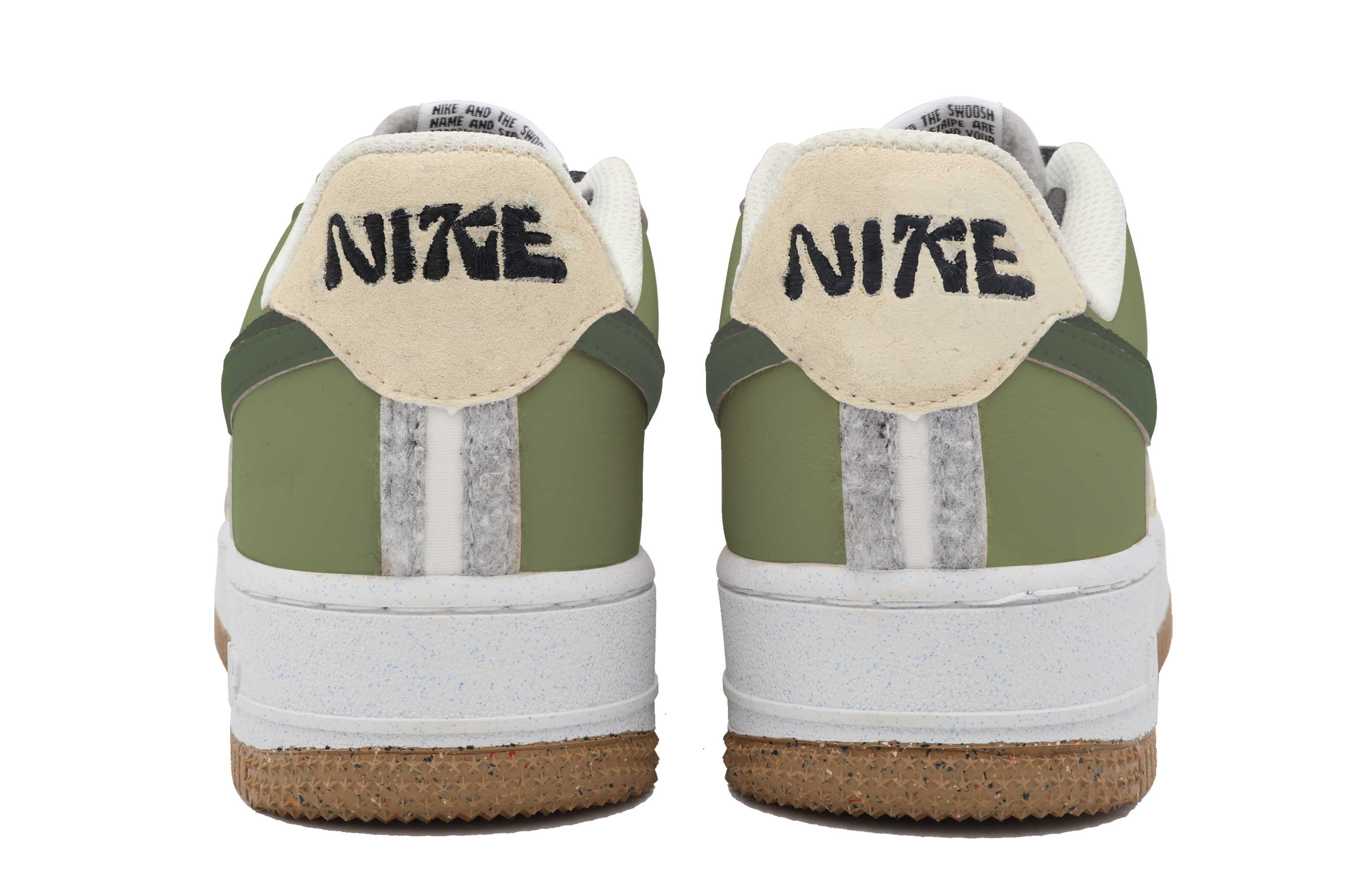 [Custom Shoes] (W) Nike Air Force 1 Low 'Emerald Green Double Swoosh' 圖 4