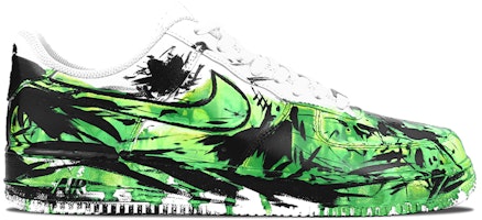 【定制球鞋】Nike Air Force 1 Low 07 空軍一號 綠野仙蹤 低幫 板鞋 女款 黑綠 Shop 【定制球鞋】Nike Air Force 1 Low 07 空軍一號 綠野仙蹤 低幫 板鞋 女款 黑綠