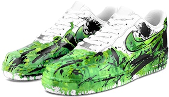 【定制球鞋】Nike Air Force 1 Low 07 空軍一號 綠野仙蹤 低幫 板鞋 女款 黑綠 Purchase 【定制球鞋】Nike Air Force 1 Low 07 空軍一號 綠野仙蹤 低幫 板鞋 女款 黑綠