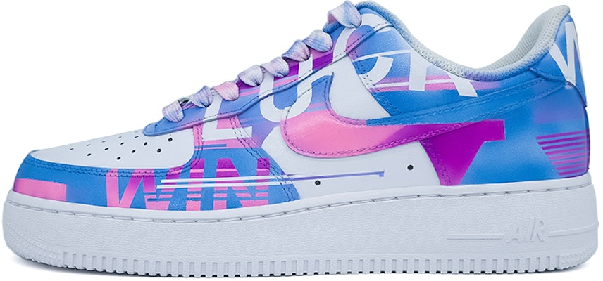 【客製化運動鞋】Nike Air Force 1 Low 空軍一號 極限競速 色塊拼接 撕裂 電競 低筒 板鞋 女款 白藍紫 Buy 【客製化運動鞋】Nike Air Force 1 Low 空軍一號 極限競速 色塊拼接 撕裂 電競 低筒 板鞋 女款 白藍紫