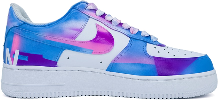 【客製化運動鞋】Nike Air Force 1 Low 空軍一號 極限競速 色塊拼接 撕裂 電競 低筒 板鞋 女款 白藍紫 Order 【客製化運動鞋】Nike Air Force 1 Low 空軍一號 極限競速 色塊拼接 撕裂 電競 低筒 板鞋 女款 白藍紫