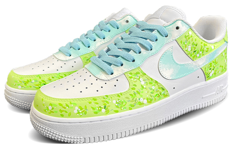 Lookbook (W) [Zapatos Personalizados] Nike Air Force 1 Low 'Graffiti Fantasía Jungla' DD8959-100(TeamD-幻想丛林)