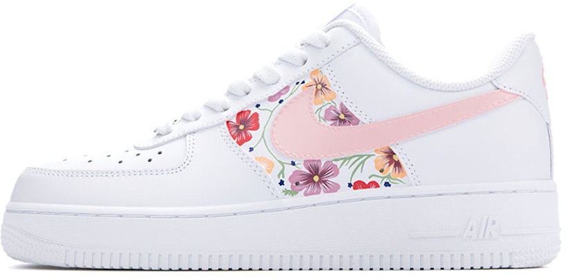 【定制球鞋】 Nike Air Force 1 Low 空軍一號 花卉系列 純手繪 甜美女孩 清新 簡約 低筒 板鞋 女款 白粉 Buy 【定制球鞋】 Nike Air Force 1 Low 空軍一號 花卉系列 純手繪 甜美女孩 清新 簡約 低筒 板鞋 女款 白粉