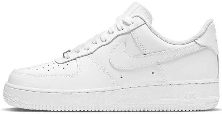 【訂製球鞋】 Nike Air Force 1 Low Triple White 空軍一號 花朵 葉子 塗鴉 ins風 簡約 低筒 板鞋 女款 白粉藍 1