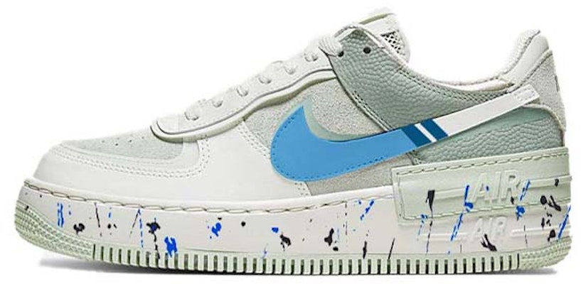 【客製化球鞋】 Nike Air Force 1 Low 流體濺墨 潮流百搭 馬卡龍 防滑耐磨 低筒 板鞋 女款 灰藍綠 Buy 【客製化球鞋】 Nike Air Force 1 Low 流體濺墨 潮流百搭 馬卡龍 防滑耐磨 低筒 板鞋 女款 灰藍綠