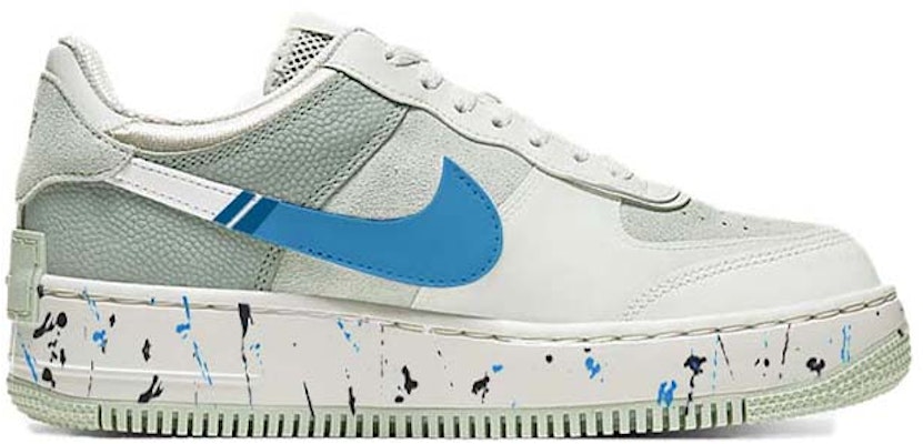 【客製化球鞋】 Nike Air Force 1 Low 流體濺墨 潮流百搭 馬卡龍 防滑耐磨 低筒 板鞋 女款 灰藍綠 Order 【客製化球鞋】 Nike Air Force 1 Low 流體濺墨 潮流百搭 馬卡龍 防滑耐磨 低筒 板鞋 女款 灰藍綠