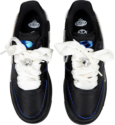 (W) 나이키 에어포스 1 로우 '프렌치 로맨틱 펄 블랙-블루' (커스텀) FB1840-001(Teamp-蓝线黑珍珠) Purchase (W) 나이키 에어포스 1 로우 '프렌치 로맨틱 펄 블랙-블루' (커스텀) FB1840-001(Teamp-蓝线黑珍珠)