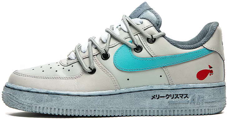 custom-shoes-women-nike-air-force-1-low-future-christmas-grey-blue