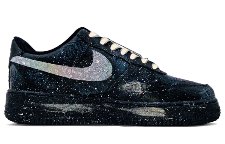 Order (W) Zapatillas Nike Air Force 1 Low 'Galaxy Swoosh - Textura Yeso' 314192-009(Team-S女款星河宇宙)