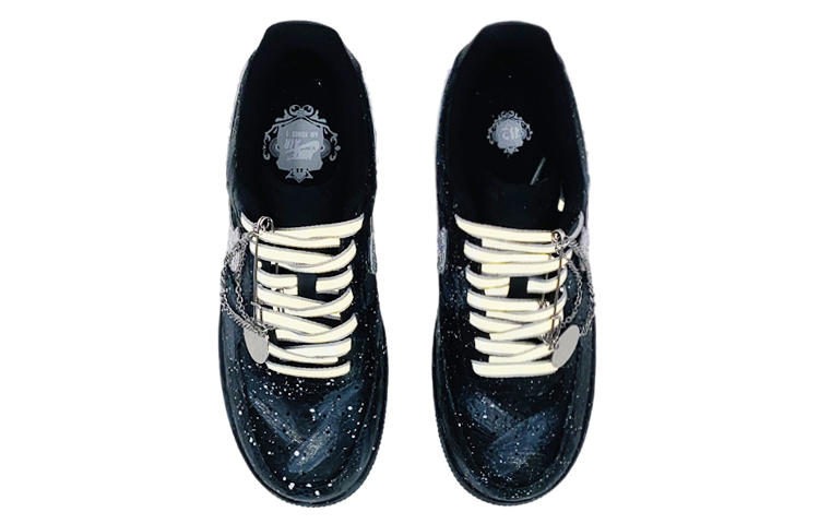 Shop (W) Zapatillas Nike Air Force 1 Low 'Galaxy Swoosh - Textura Yeso' 314192-009(Team-S女款星河宇宙)