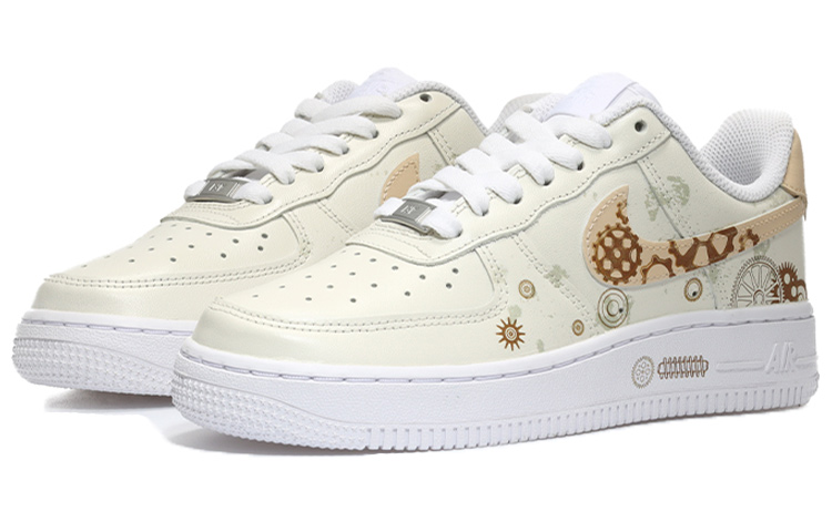 Lookbook (W) Zapatillas Nike Air Force 1 Low 'Engranaje del Tiempo - Marfil Pasado' DD8959-100(Team10-时光齿轮米白)