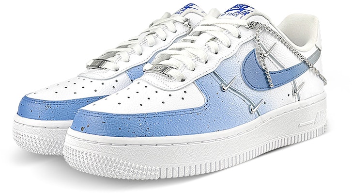 【定制球鞋】 Nike Air Force 1 Low 禮盒 四鉤 漸變 低筒 板鞋 女款 白藍 Lookbook 【定制球鞋】 Nike Air Force 1 Low 禮盒 四鉤 漸變 低筒 板鞋 女款 白藍
