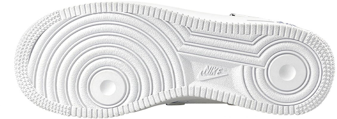 【定制球鞋】 Nike Air Force 1 Low 禮盒 四鉤 漸變 低筒 板鞋 女款 白藍 Details for 【定制球鞋】 Nike Air Force 1 Low 禮盒 四鉤 漸變 低筒 板鞋 女款 白藍