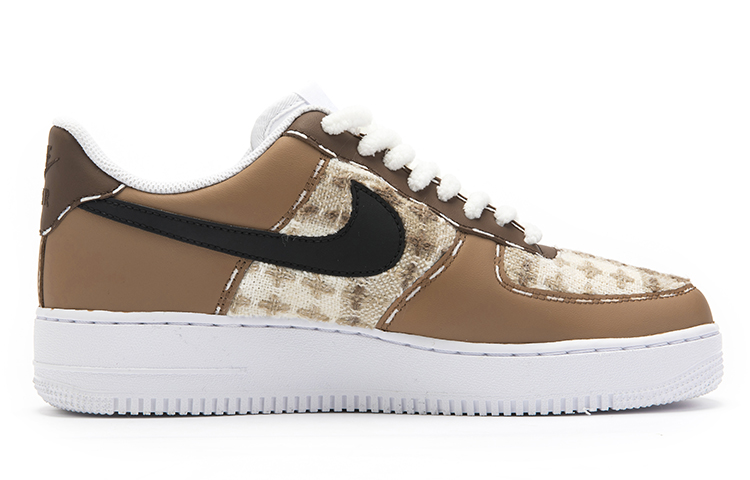 Lookbook (W) [Kasut Tersuai] Nike Air Force 1 Low 'Gingerbread' DD8959-100(Team-B女款姜饼人白棕)