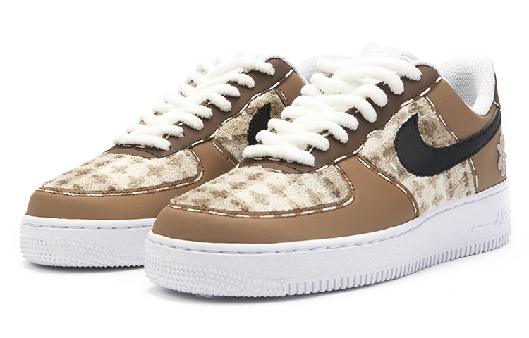 Shop (W) [Kasut Tersuai] Nike Air Force 1 Low 'Gingerbread' DD8959-100(Team-B女款姜饼人白棕)