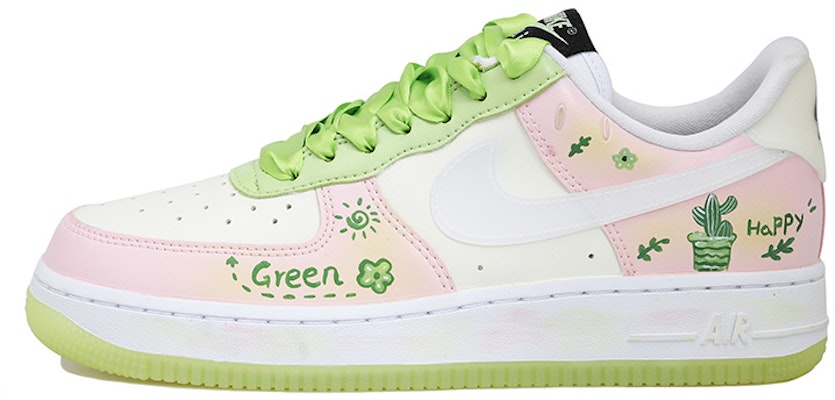 (W) Nike Air Force 1 Personalizadas "Cactus" Fluorescentes CT3228-100(Team拾玖-粉绿仙人掌S-BOX) Buy (W) Nike Air Force 1 Personalizadas "Cactus" Fluorescentes CT3228-100(Team拾玖-粉绿仙人掌S-BOX)