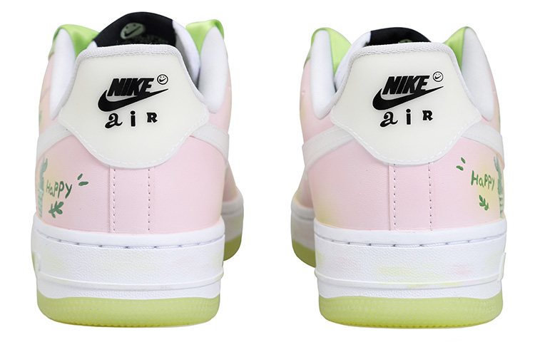 Shop (W) Nike Air Force 1 Personalizadas "Cactus" Fluorescentes CT3228-100(Team拾玖-粉绿仙人掌S-BOX)