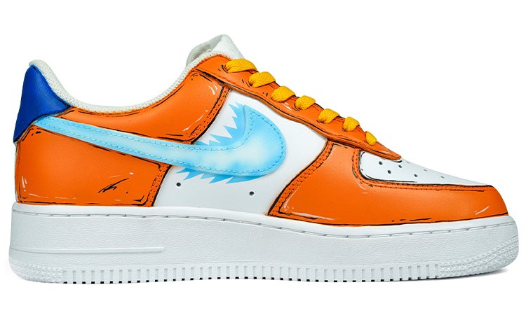 Order (W) 나이키 에어포스 1 로우 '손오공' (커스텀) DD8959-111(TeamJ-女款动漫悟空七龙珠橙色)