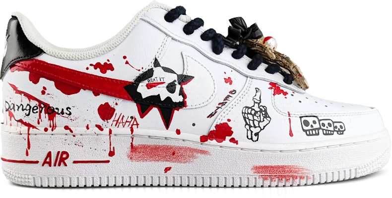(W) 나이키 에어포스 1 로우 '고딕 스컬 로즈' DD8959-100(Team13-哥特骷髅涂鸦E) Lookbook (W) 나이키 에어포스 1 로우 '고딕 스컬 로즈' DD8959-100(Team13-哥特骷髅涂鸦E)