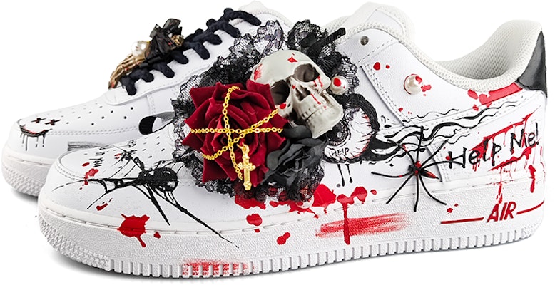 (W) 나이키 에어포스 1 로우 '고딕 스컬 로즈' DD8959-100(Team13-哥特骷髅涂鸦E) Purchase (W) 나이키 에어포스 1 로우 '고딕 스컬 로즈' DD8959-100(Team13-哥特骷髅涂鸦E)
