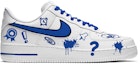 Order 【定制球鞋】 Nike Air Force 1 Low 7 空軍一號 錄取吧!畢業季 畢業季主題定制 休閒 耐磨防滑 低幫 板鞋 女款 白藍