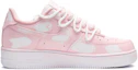 Order (W) 나이키 에어포스 1 로우 '그라피티 스우시 핑크' (Nike AF1 로우 '그라피티 핑크') DD8959-100(TeamE-女款刮刮乐叉叉白粉)