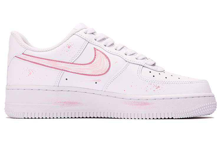 [Custom Shoes] (W) Nike Air Force 1 Low 'Graffiti Bunny Pink White' 圖 2