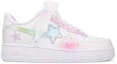 Lookbook (W) Nike Air Force 1 Personalizadas "Graffiti Estrella Degradado" DD8959-100(Team18-AF1闪耀的星贴钻