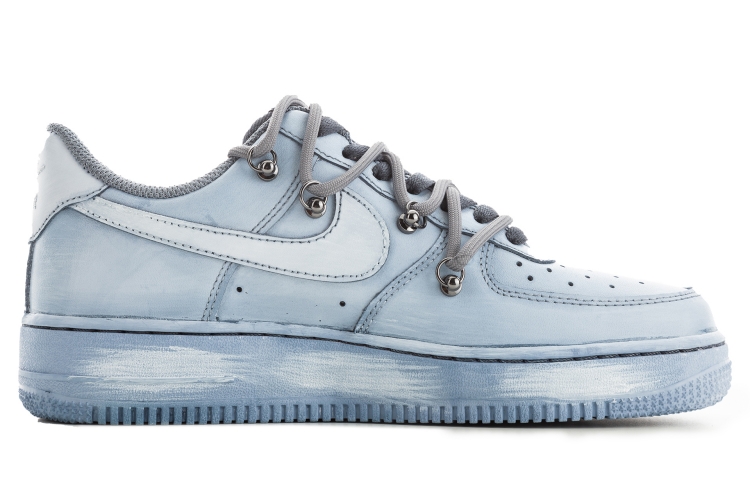 Lookbook (W) 나이키 에어포스 1 로우 '그레이 디컨' (커스텀) 315115-112(TeamA-AF1OW女权志龙石墨)