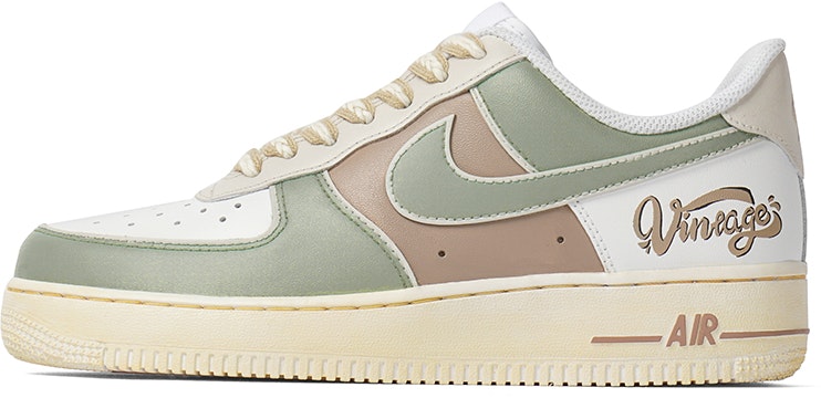 custom-shoes-women-nike-air-force-1-low-green-brown