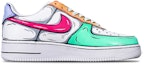 Order 【定制球鞋】Nike Air Force 1 Low 空軍一號 拼色動漫二次元線條 手繪 特殊鞋盒 休閒 低幫 板鞋 女款 綠橙紫