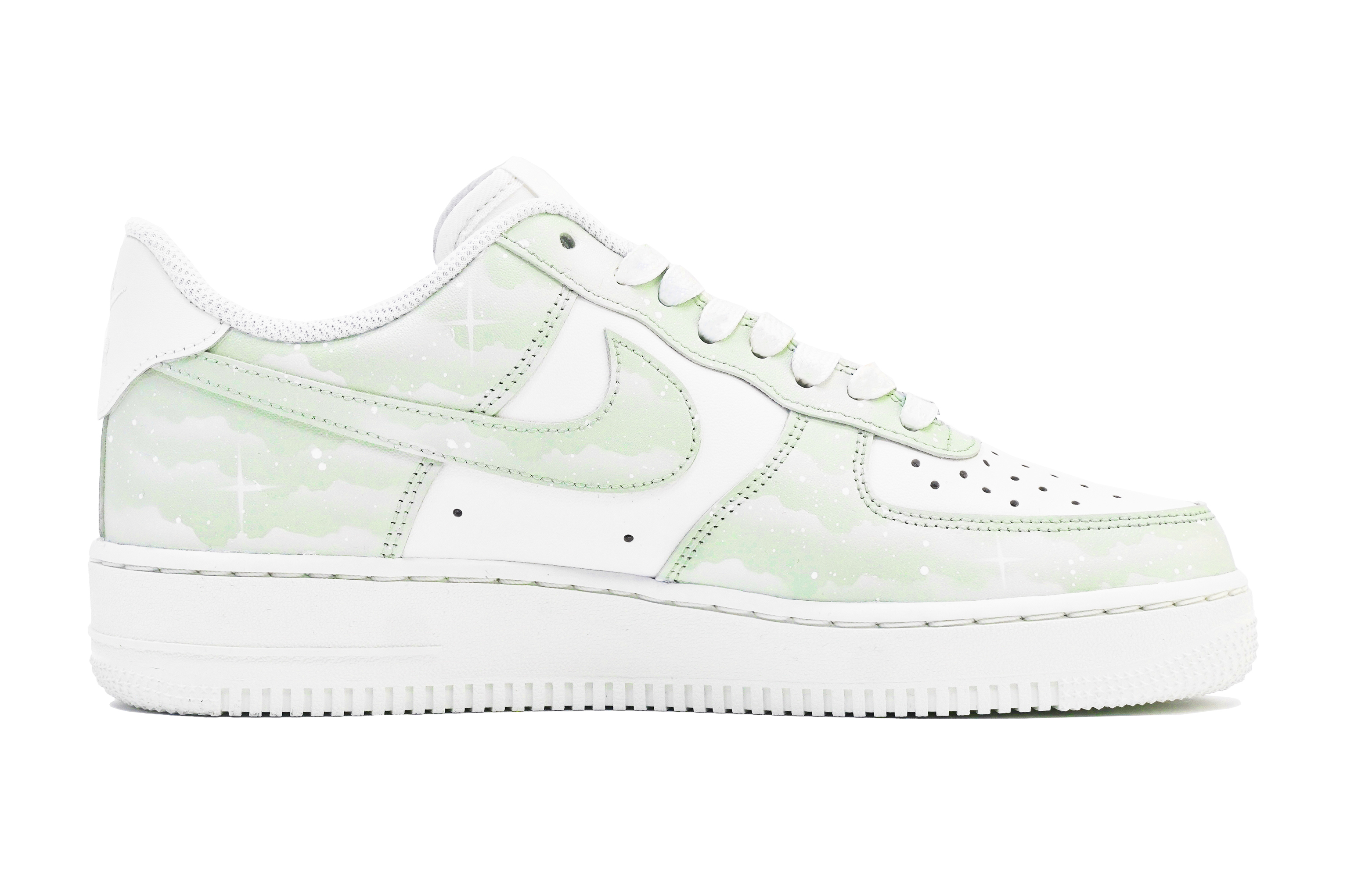 Lookbook [Custom Shoes] (Women) Nike Air Force 1 Low 'Green Nebula'