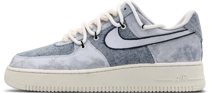 【客製化球鞋】 Nike Air Force 1 Low 半島野 Retro 潮潮 簡約 搭配 百搭 低筒 板鞋 女款 灰藍 Buy 【客製化球鞋】 Nike Air Force 1 Low 半島野 Retro 潮潮 簡約 搭配 百搭 低筒 板鞋 女款 灰藍