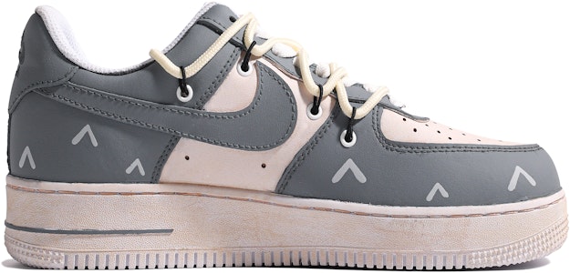 【定制球鞋】 Nike Air Force 1 Low 特殊鞋盒 塗鴉 動漫 簡約 低幫 板鞋 女款 灰色 Order 【定制球鞋】 Nike Air Force 1 Low 特殊鞋盒 塗鴉 動漫 簡約 低幫 板鞋 女款 灰色