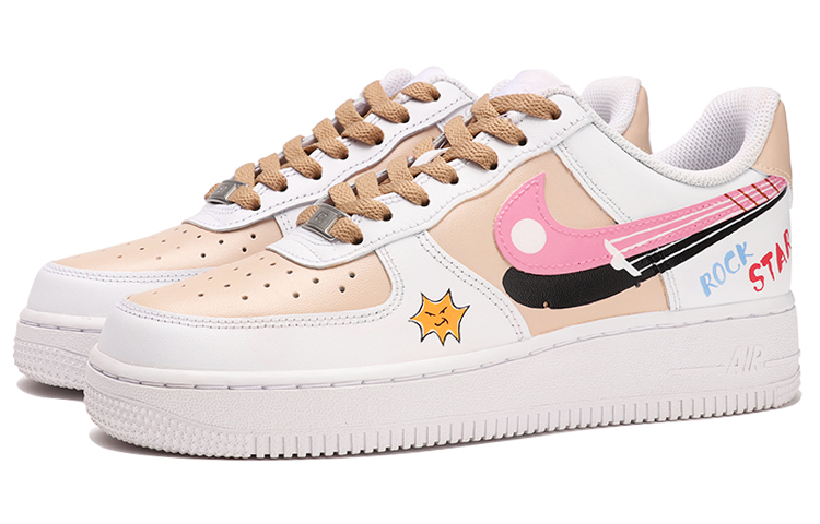 [Custom Shoes] (W) Nike Air Force 1 Low 'Guitar Retro Vibe Pink White' 圖 3