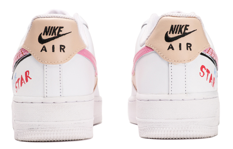 [Custom Shoes] (W) Nike Air Force 1 Low 'Guitar Retro Vibe Pink White' 圖 5